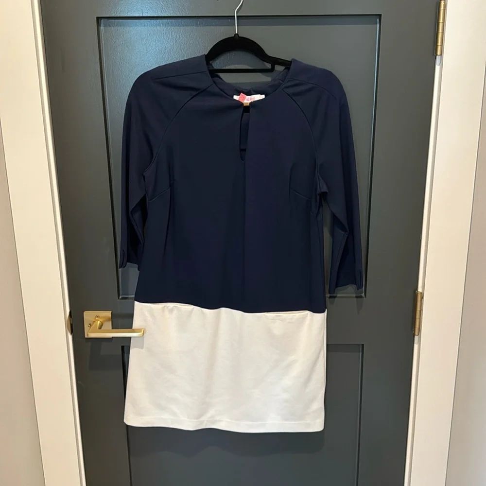 Alice & Trixie Navy and Cream Dress Size M Worn Once